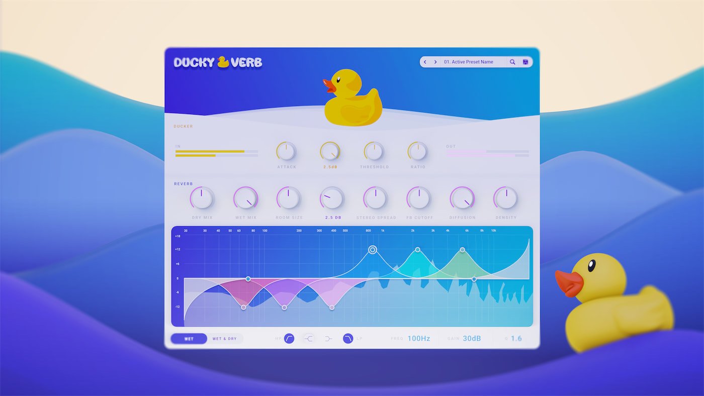 Parametric Ducky Verb v1.0.0 动态混响插件