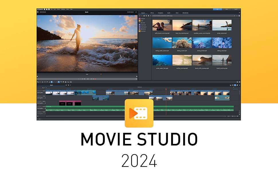 MAGIX Movie Studio 2024 v23.0.1.192 视频编辑软件