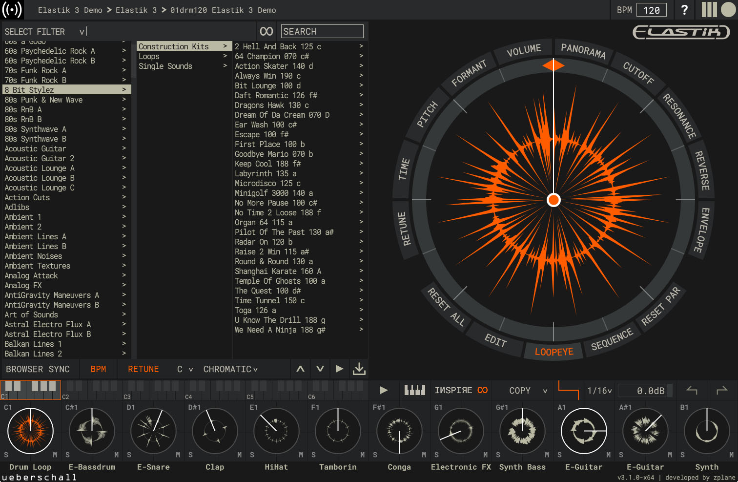 Ueberschall Elastik v3.6.1 样本播放器插件