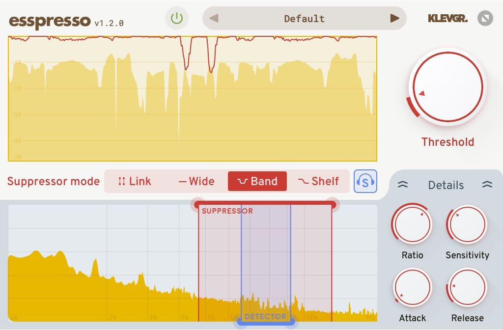 Klevgrand Esspresso v1.2.0 消除嘶声过滤器插件