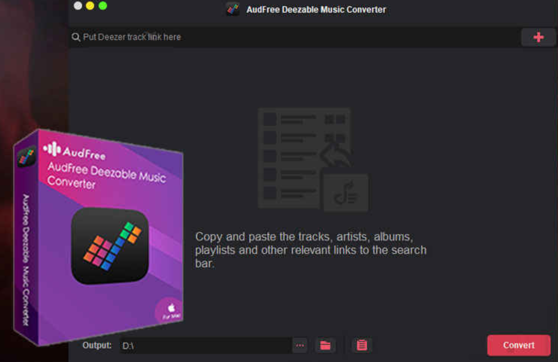 AudFree Deezer Music Converter v1.4.0.100 Deezer下载器和转换器