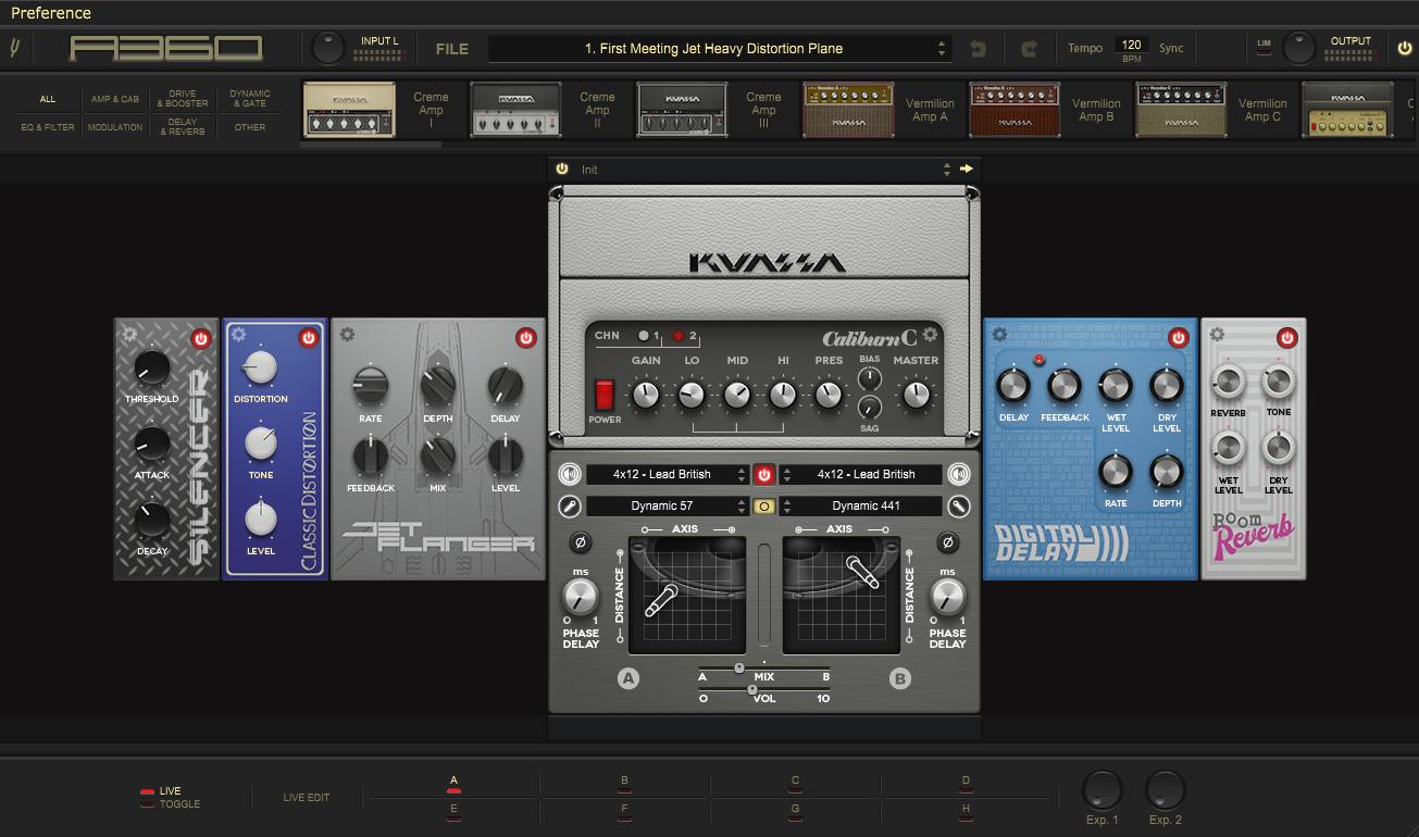 Kuassa Amplifikation 360 v1.2.5 吉他放大器和效果插件