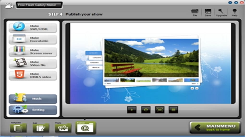 Amazing Flash Gallery Maker v3.3.0 幻灯片制作工具
