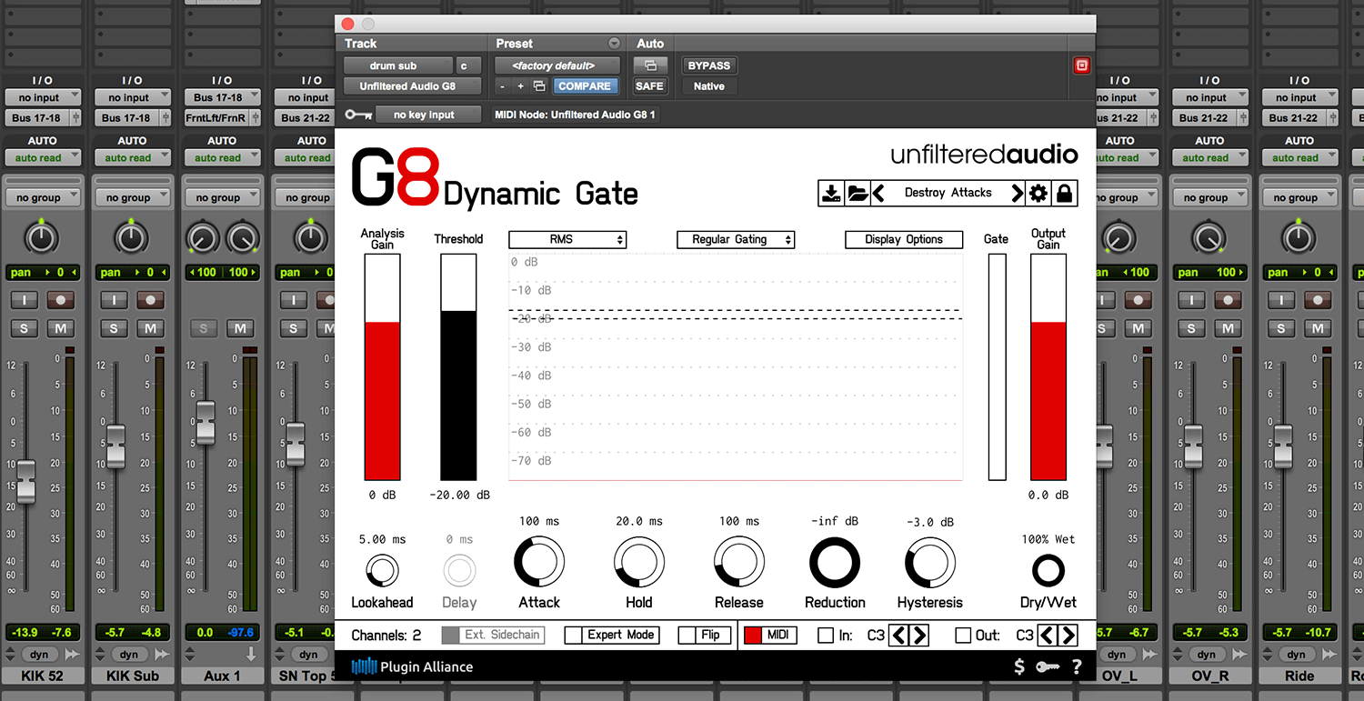 Unfiltered Audio G8 v1.6.2 动态声音塑造混音插件