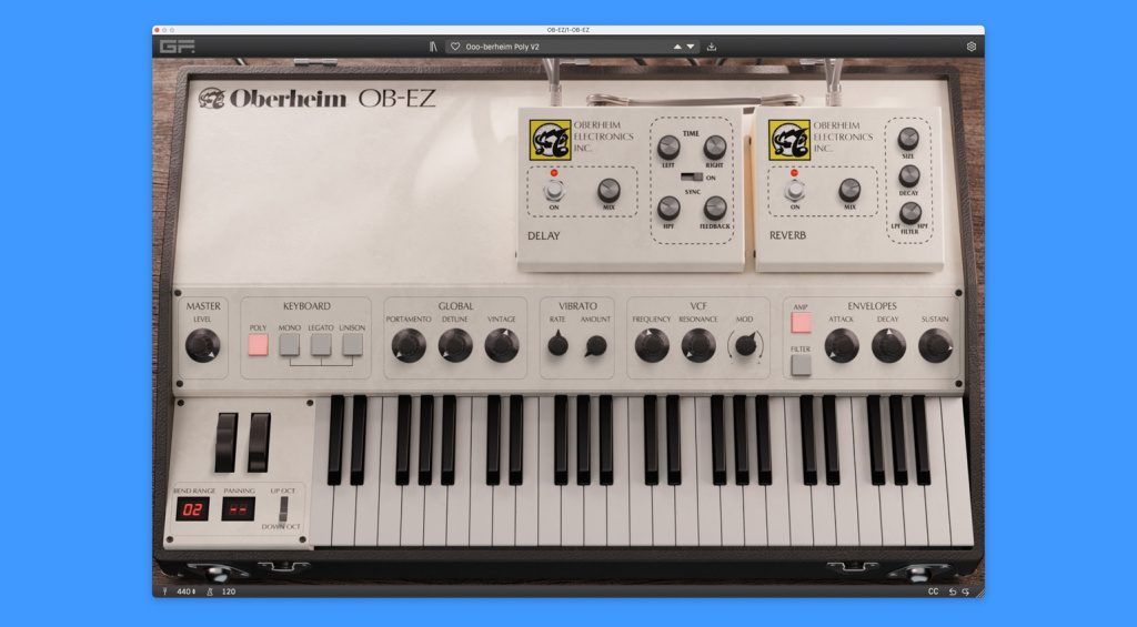 GForce OBERHEIM OB-EZ v1.0.2 八通道效果合成器