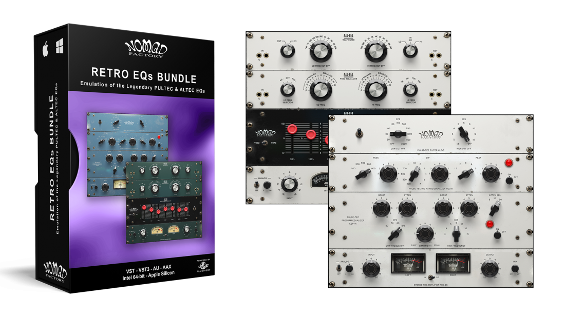 Nomad Factory Retro EQs Bundle v2.1.0 均衡器音频插件集合