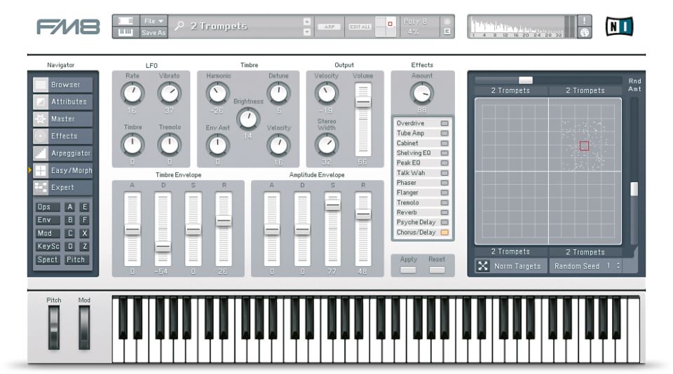 Native Instruments FM8 v1.4.6 数字FM合成器插件