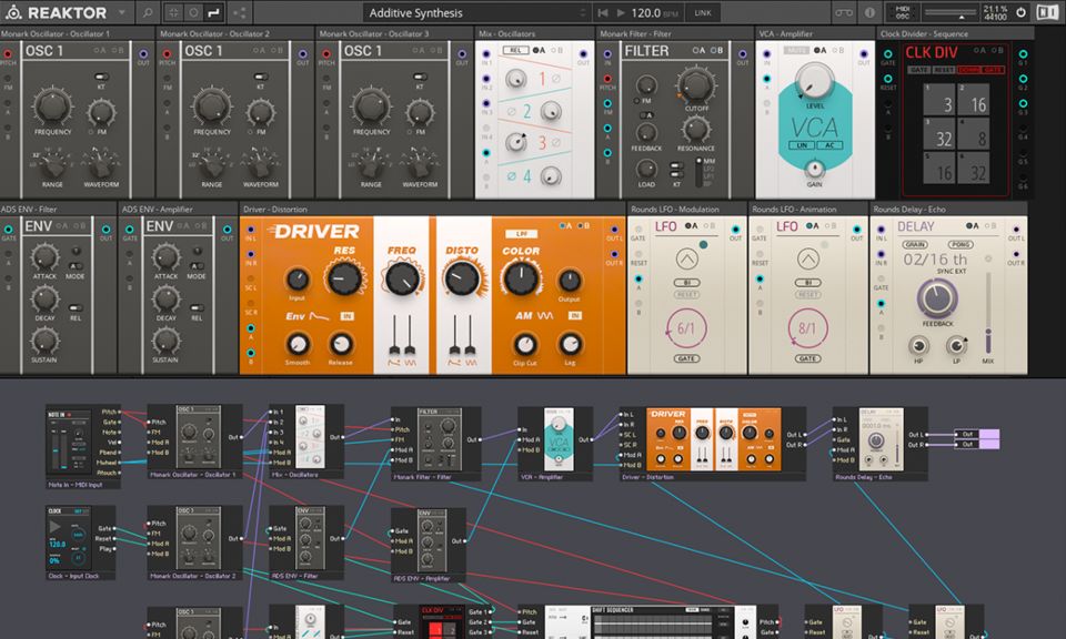 Native Instruments Reaktor 6 v6.5.0 模块化合成器