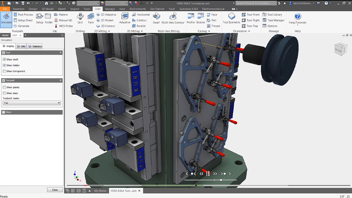 Autodesk InventorCAM Ultimate 2025 2.5至5轴铣削/车削和铣车软件