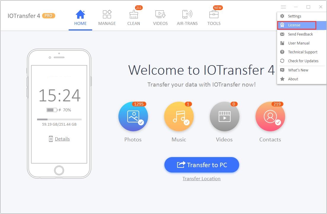 IOTransfer Pro v4.3.1.1562 iPhone/iPad管理和视频下载器