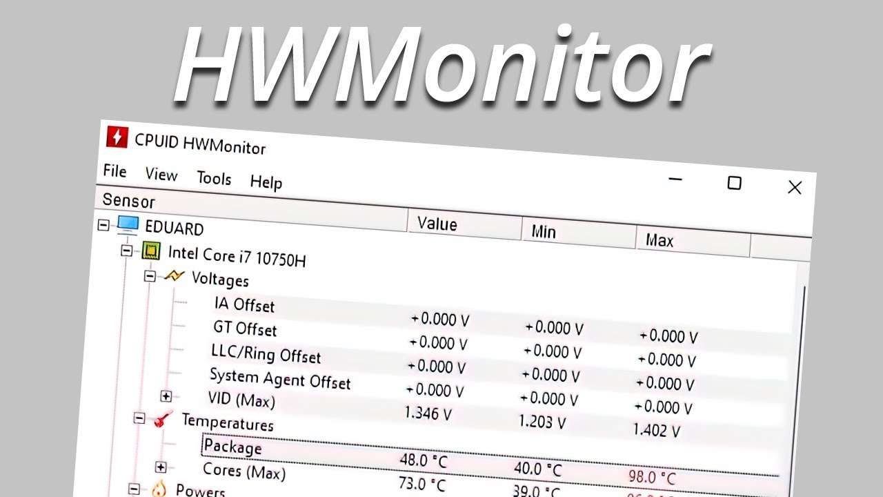 CPUID HWMonitor Pro v1.53 硬件监测工具