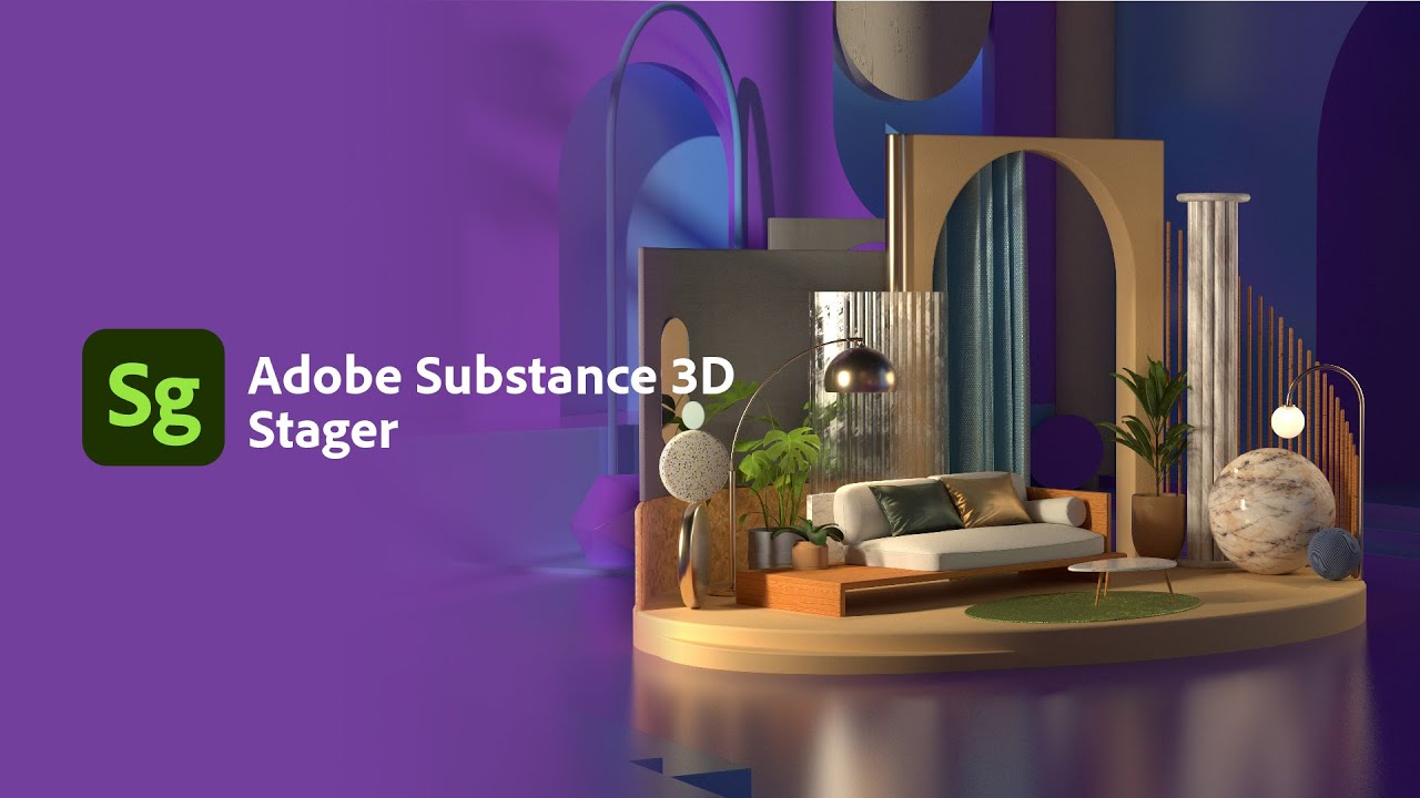 Adobe Substance 3D Stager v3.0.2.5806 构建3D场景软件