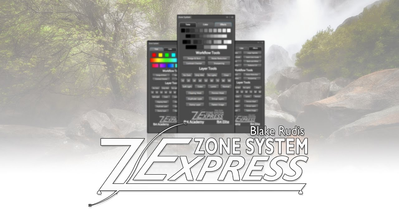 Zone System Express Panel v5.0.1 控制图像曝光和对比度PS插件