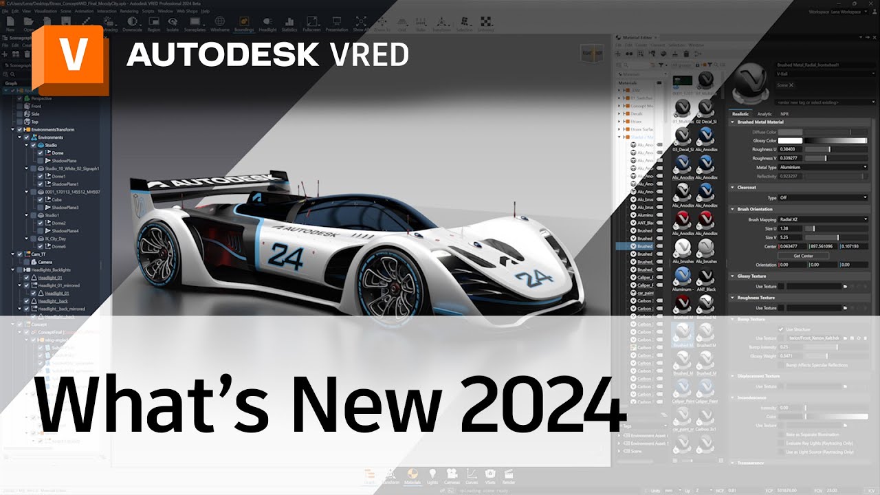 Autodesk VRED Professional 2025.0 三维可视化和虚拟样机软件