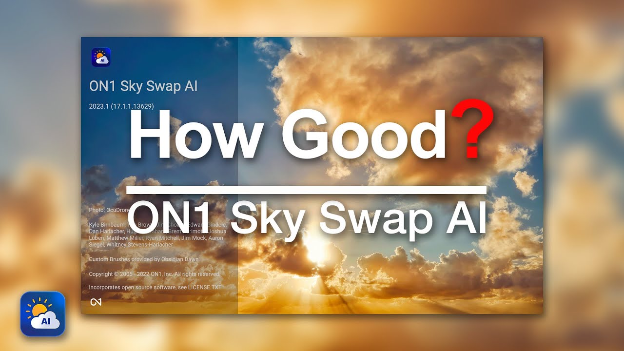 ON1 Sky Swap AI 2023.5 17.5.1.14051 125+AI天空替换PS插件