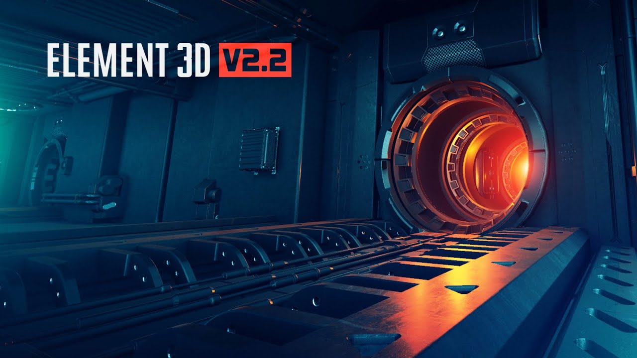 Video Copilot Element 3D v2.2.3 三维物体和粒子AE插件