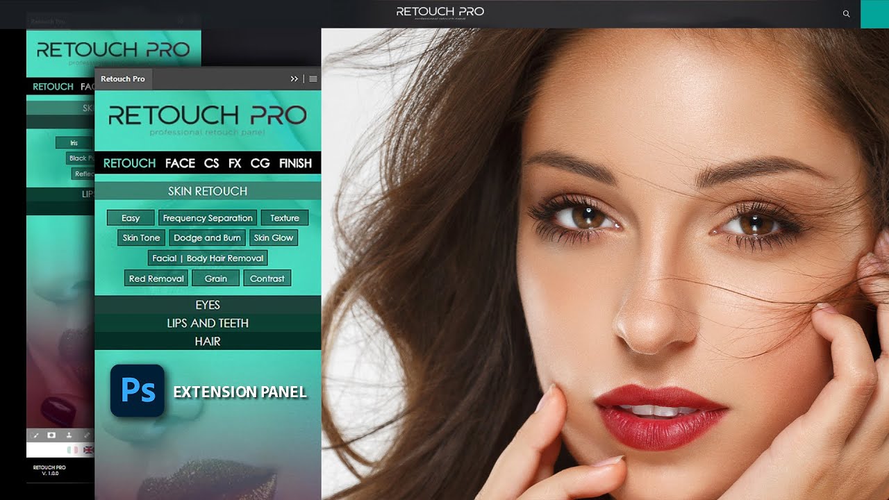 Retouch Pro for Adobe Photoshop v3.0.1 AI照片修复ps插件