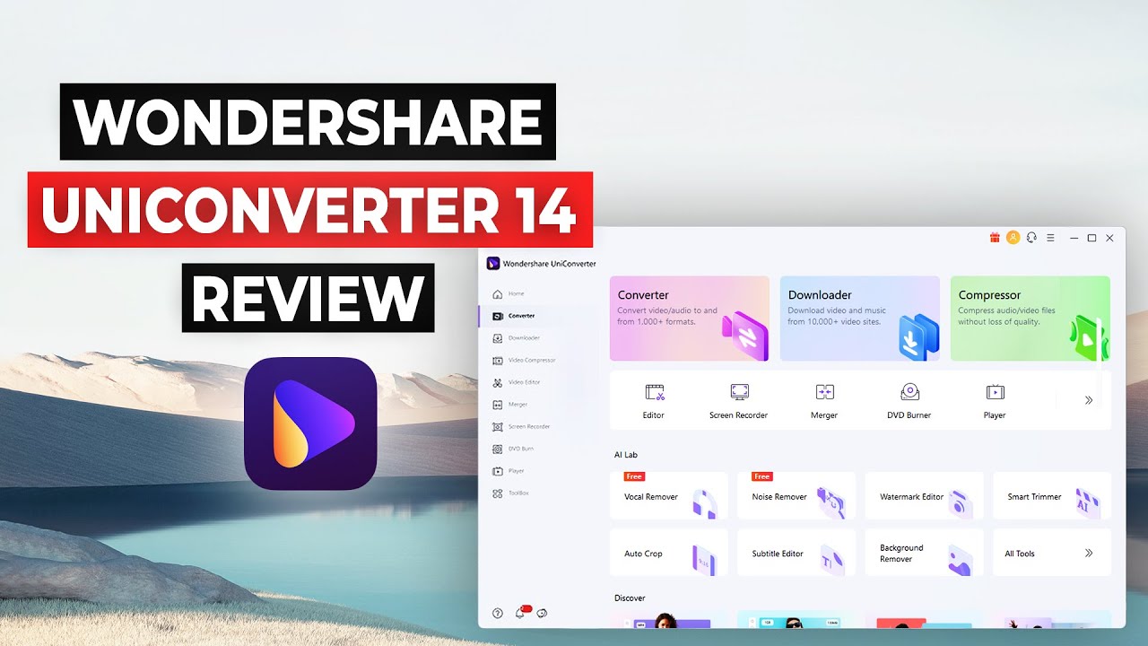 Wondershare UniConverter v15.5.11.104 视频编辑与转换综合工具箱