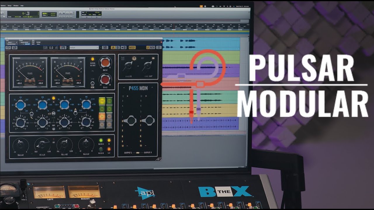 Pulsar Modular P455 MDN Sidecar v1.5.1 混音和母带音频插件