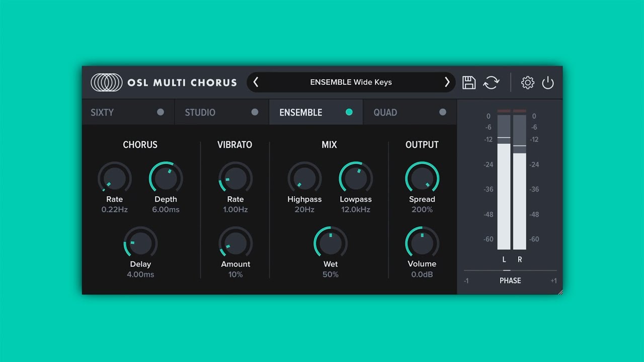 Oblivion Sound Lab OSL Multi Chorus v1.0 四种经典合唱效果插件