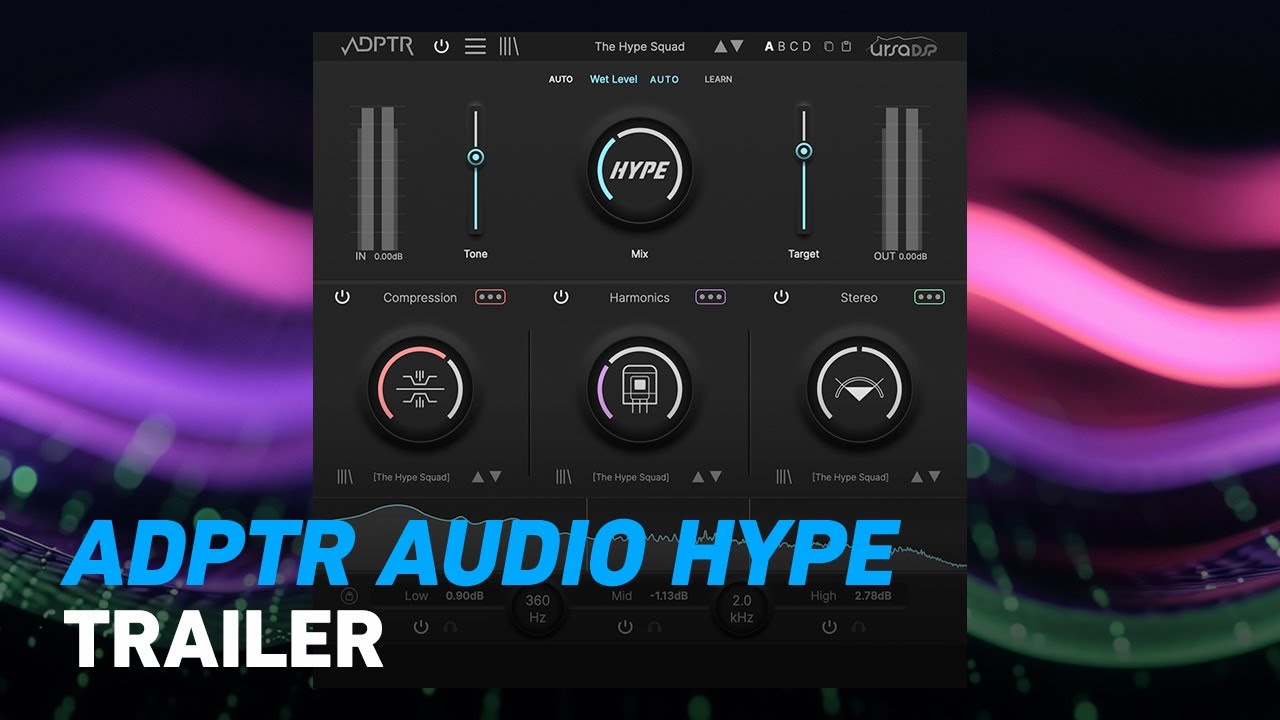 ADPTR Audio-Plugin Alliance Hype v1.0.0 压缩/谐波/立体声动态处理插件