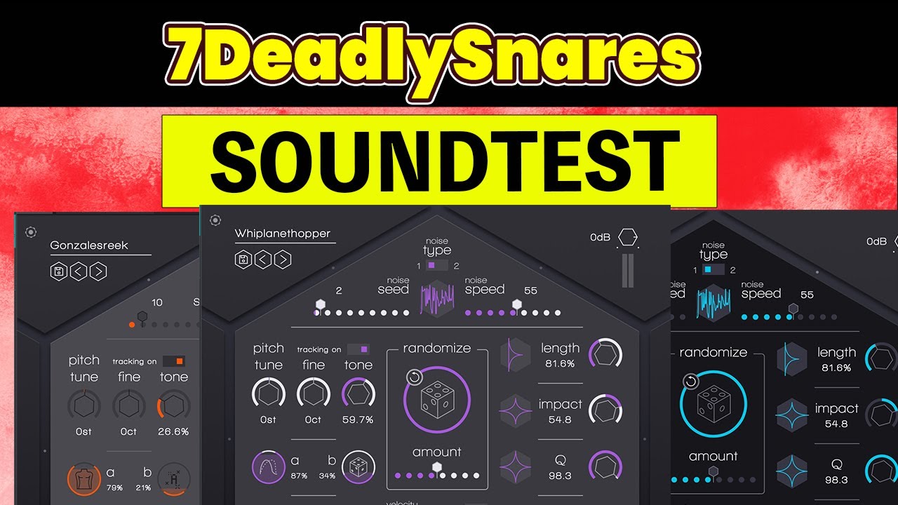 BeatSurfing 7DeadlySnares v1.1.0 富有创意VST插件