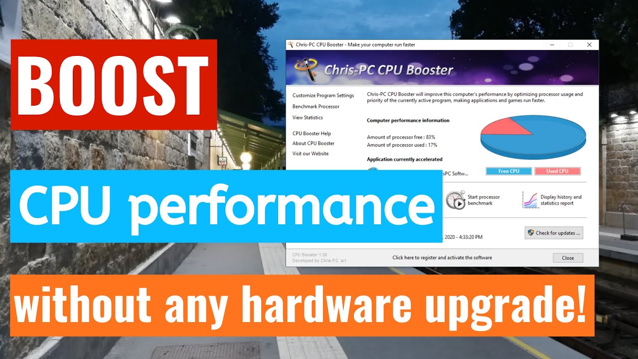 Chris-PC CPU Booster v2.08.08 优化电脑CPU性能工具