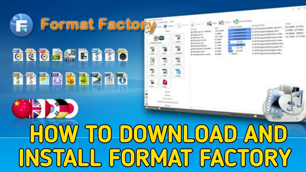 Format Factory v5.17.0.0 媒体文件转换工具