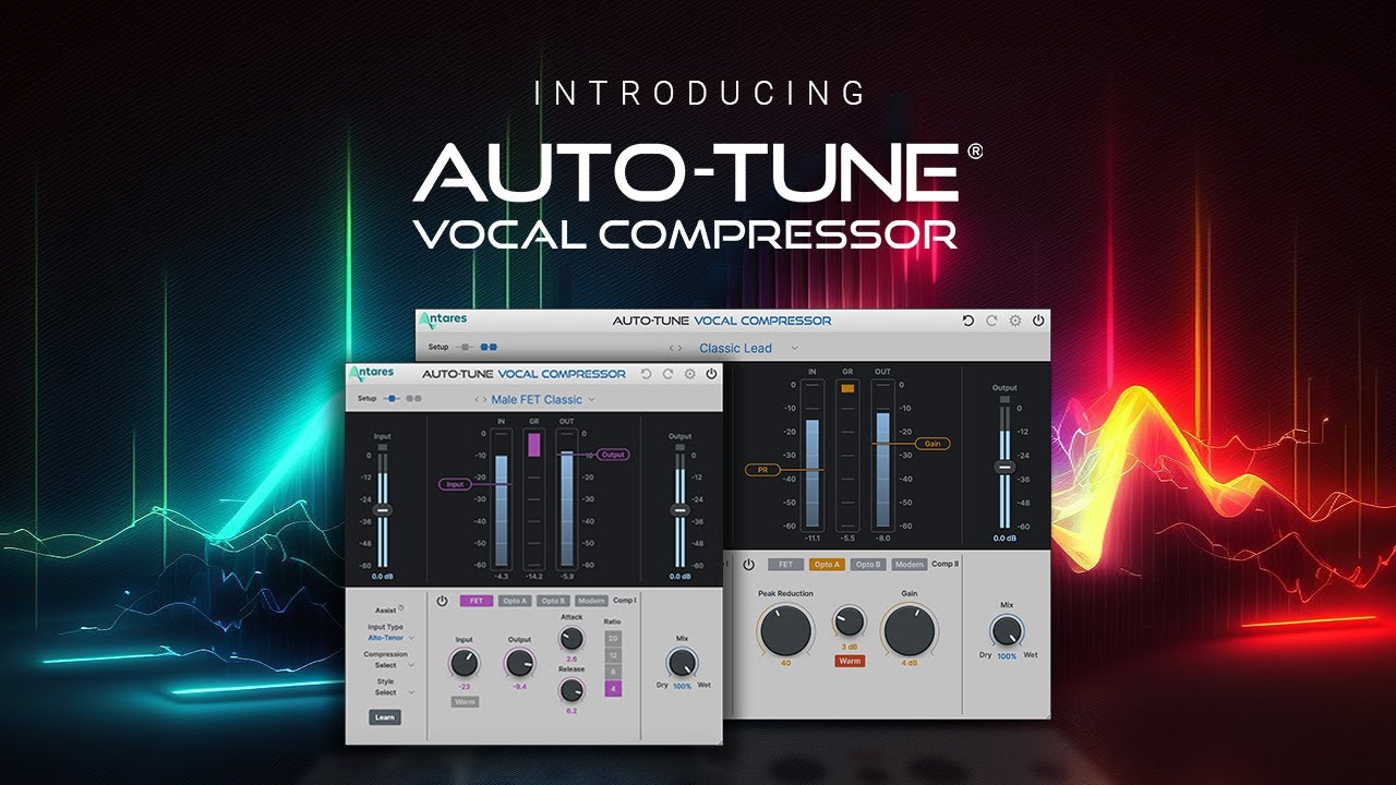 Antares Auto-Tune Vocal Compressor v1.0.1 自动调音人声压缩器