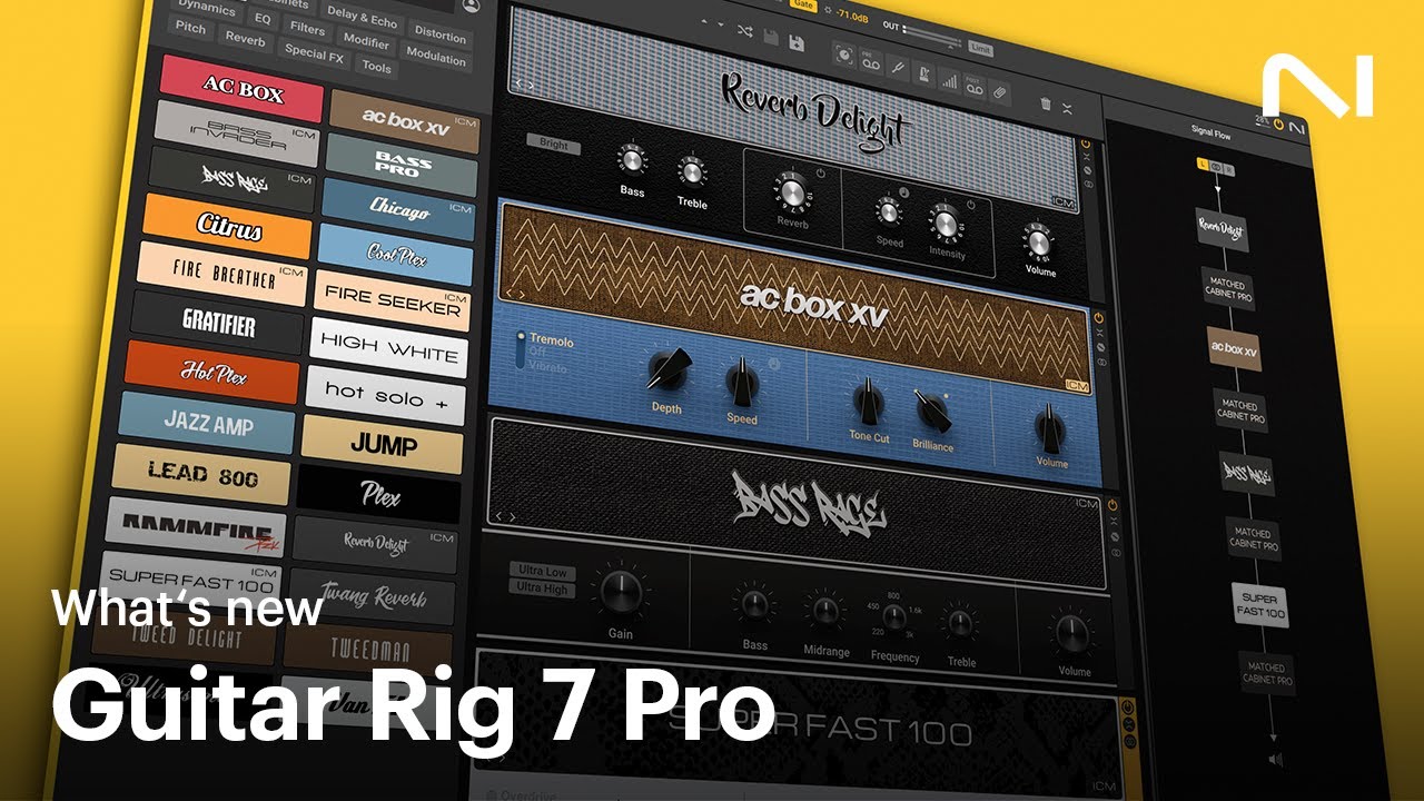 Native Instruments Guitar Rig 7 Pro v7.0.2 2000多种音效工具