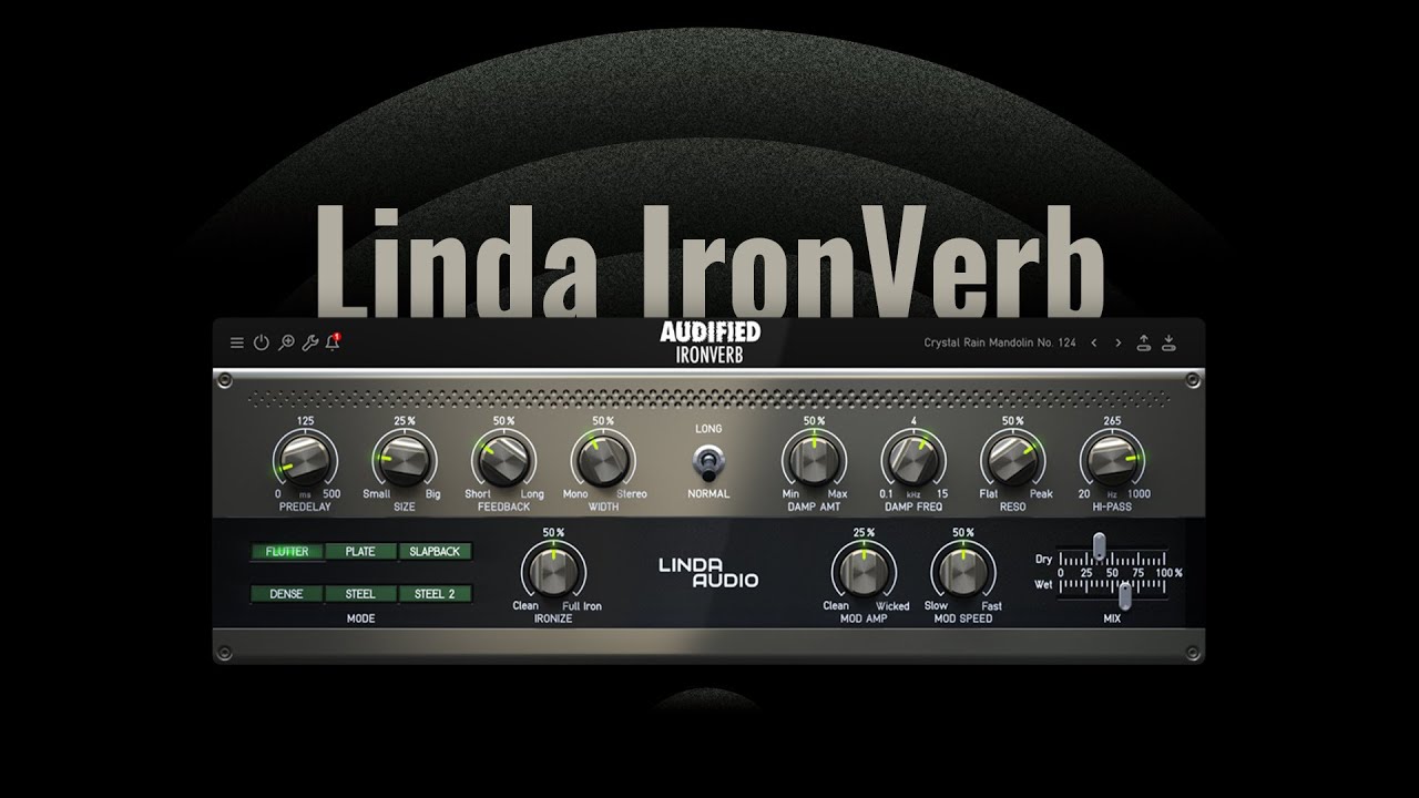 Audified Linda Ironverb v1.0.1 经典算法混响插件