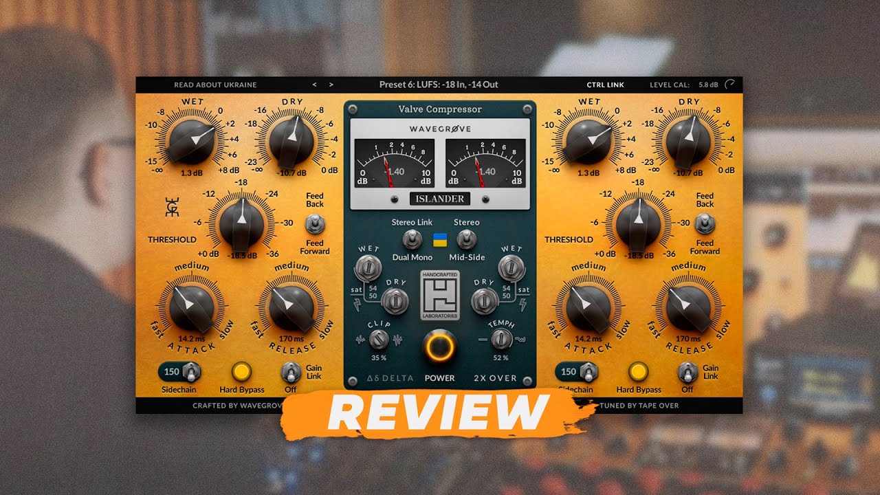 Wavegrove HCL Islander v1.3.6 双增益级馈线压缩器