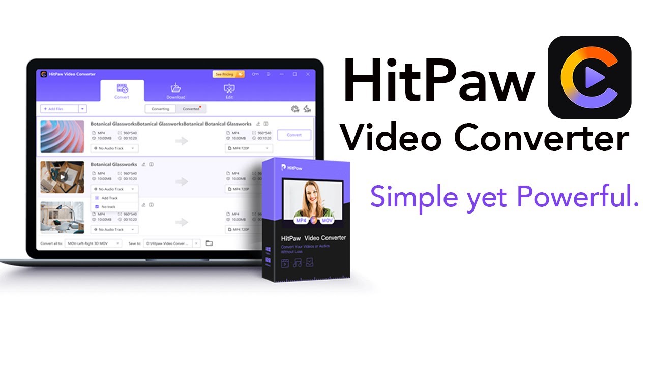 HitPaw Video Converter v3.2.1.4 AI视频转换器和下载器