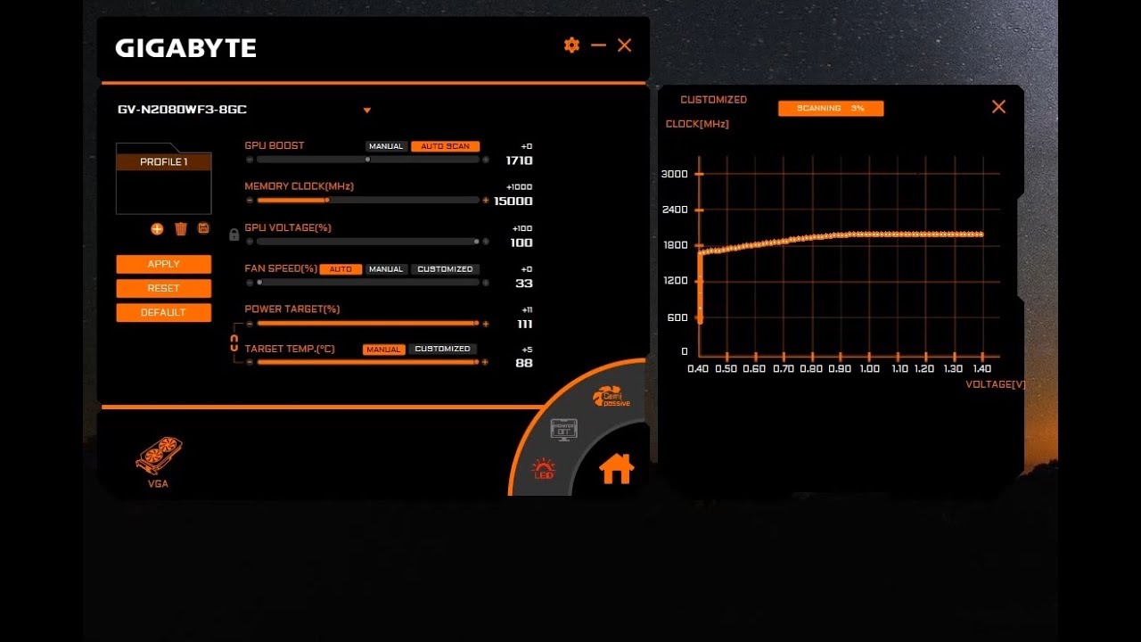 Gigabyte Aorus Graphics Engine v2.1.6 显卡管理和调节软件