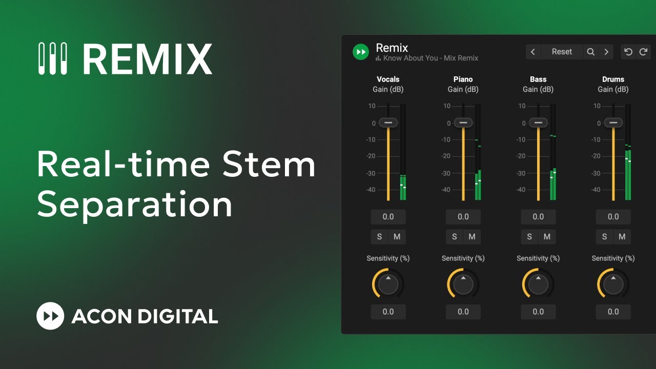 Acon Digital Remix v1.0.5 延迟实时分离混音插件