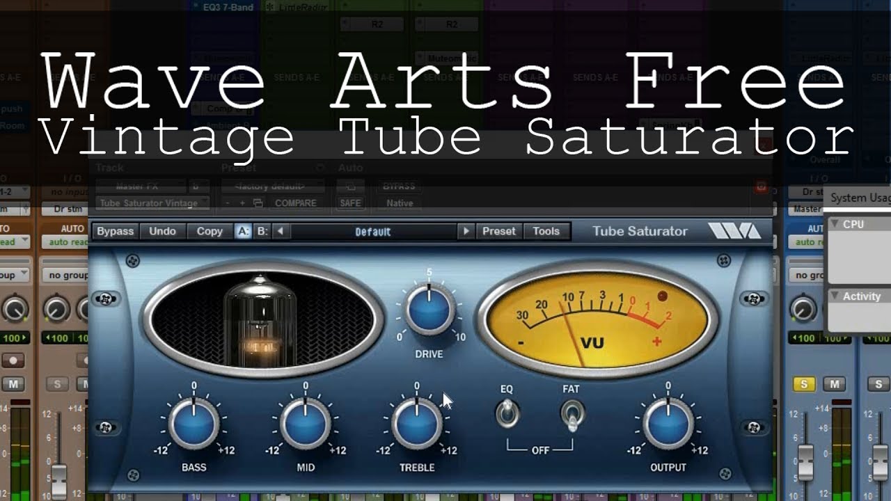 Wave Arts Tube Saturator Vintage v1.10 真实管道模拟插件