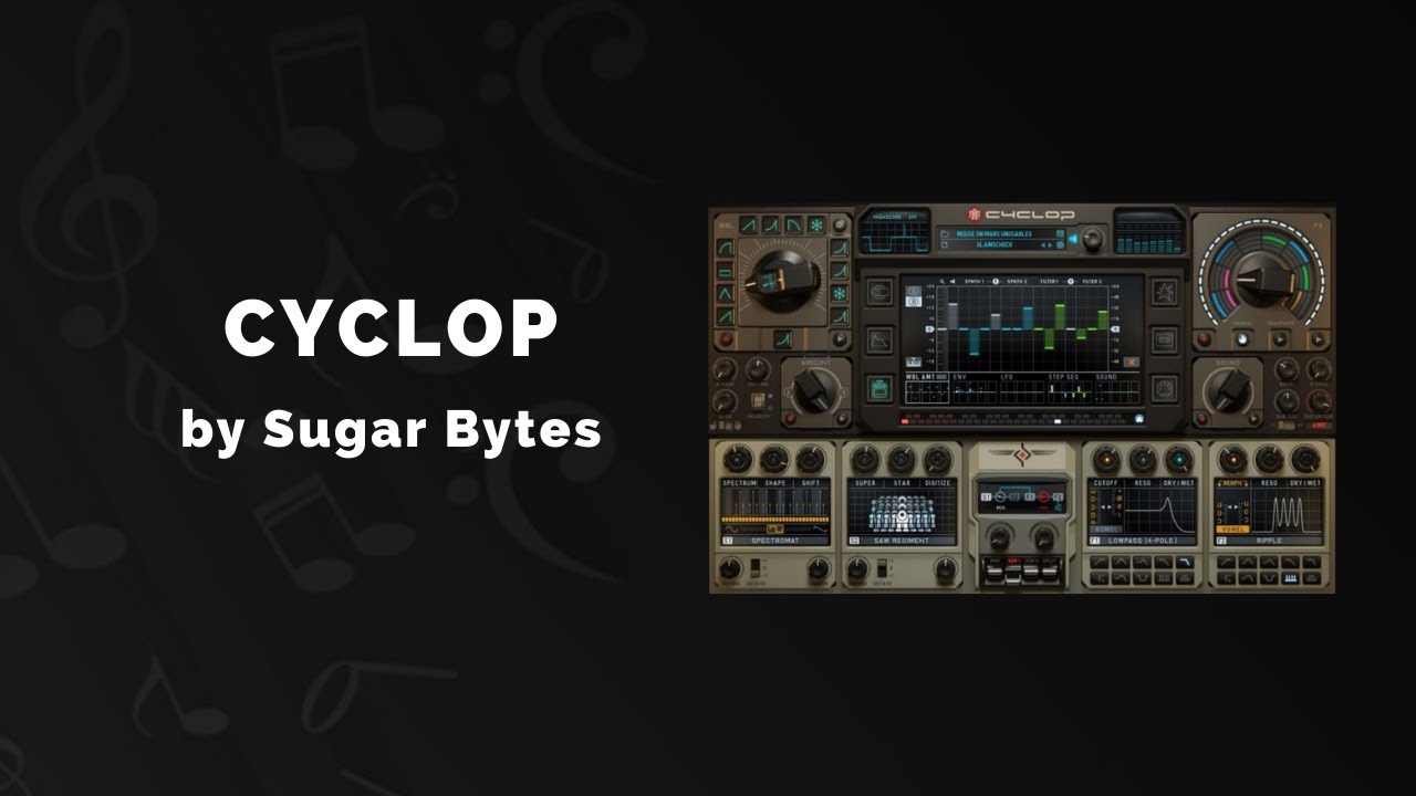 Sugar Bytes Cyclop v1.3.7 扭曲贝斯合成器