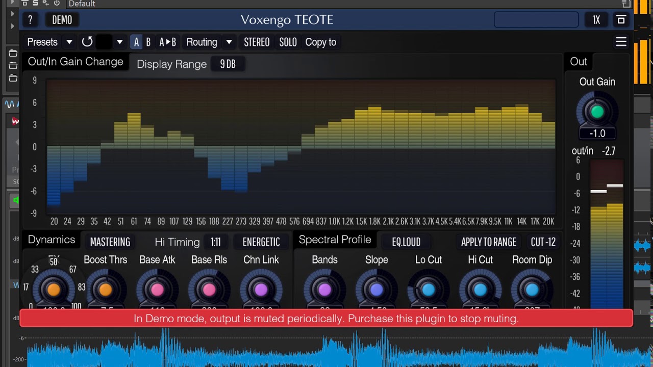 Voxengo TEOTE v1.14 自动光谱平衡插件