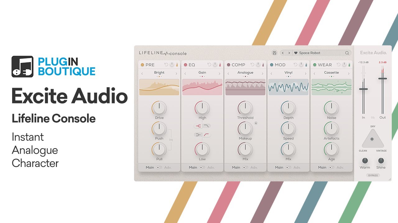 Excite Audio Lifeline Console v1.2.0.92ef09a 模拟真实录音环境插件