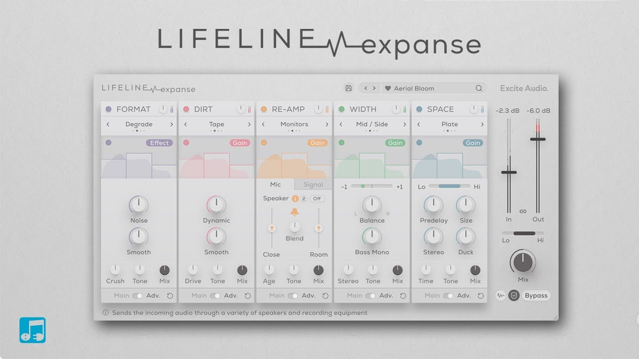 Excite Audio Lifeline Expanse v1.2.0.0 多效果音频插件