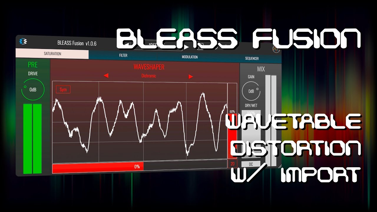 BLEASS Fusion v1.2.0 波表失真饱和插件