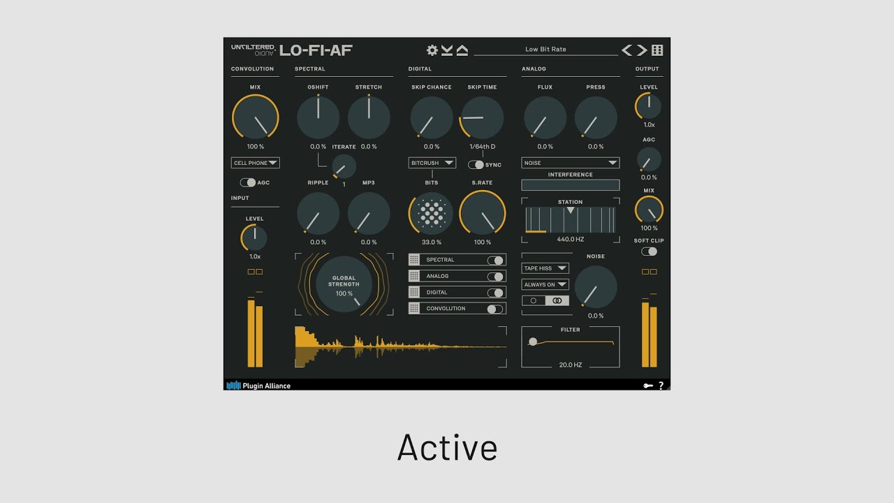 Unfiltered Audio lo-fi-af v1.1.11 多功能LOFI效果插件