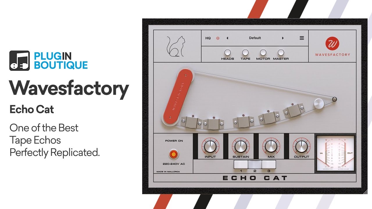 Wavesfactory Echo Cat v1.0.2 磁带回声效果插件