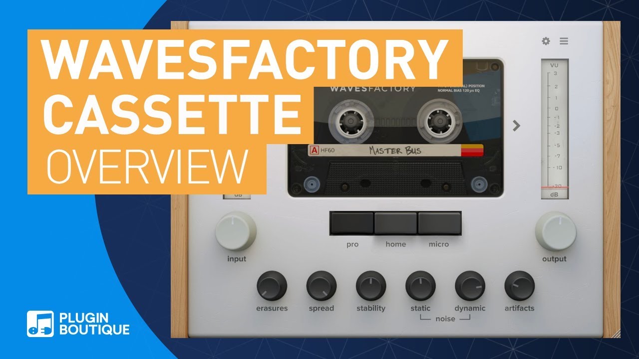 Wavesfactory Cassette v1.0.6 磁带模拟器插件