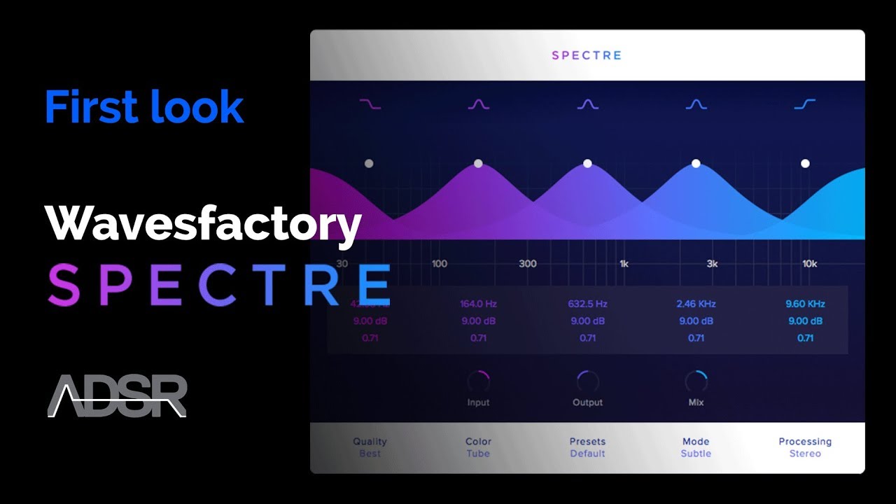 Wavesfactory Spectre v1.5.6 声音增强器和图形均衡器插件