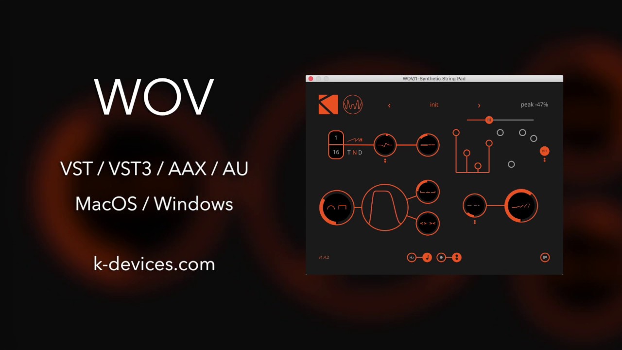 K-Devices WOV v1.7.3 音量纹理效果器插件