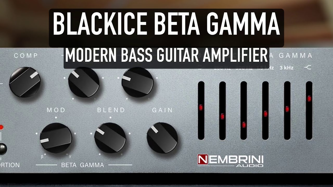 Nembrini Audio Blackice Beta Gamma v1.0.3 低音放大器插件