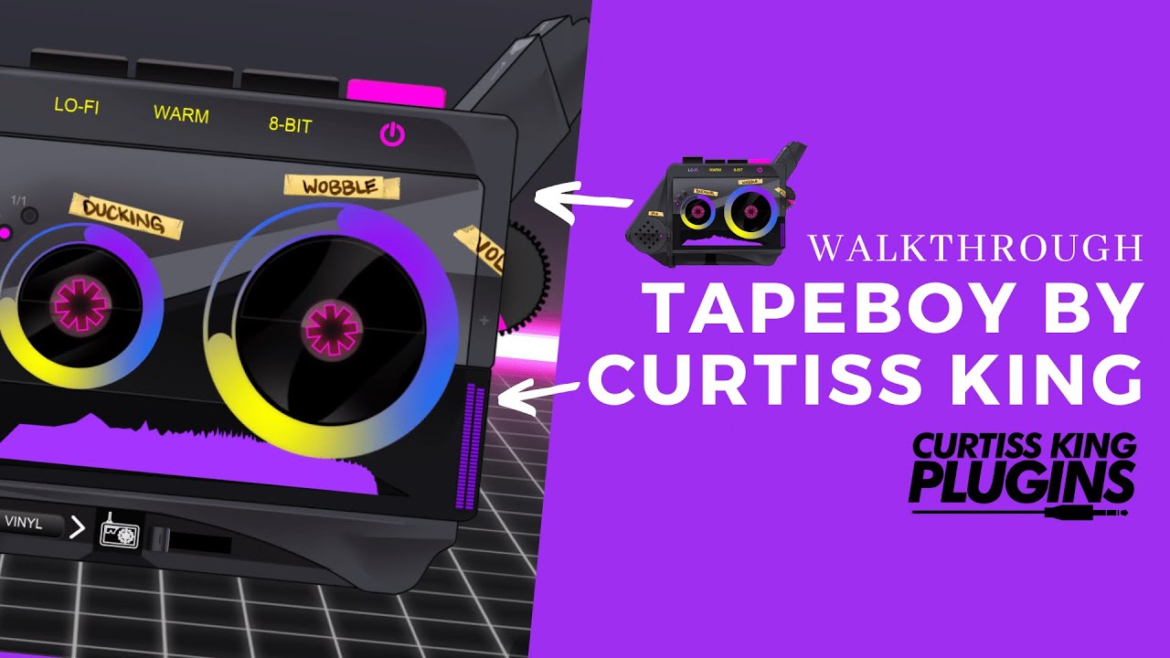 Curtiss King Tapeboy v1.0.9 老式盒式磁带效果插件