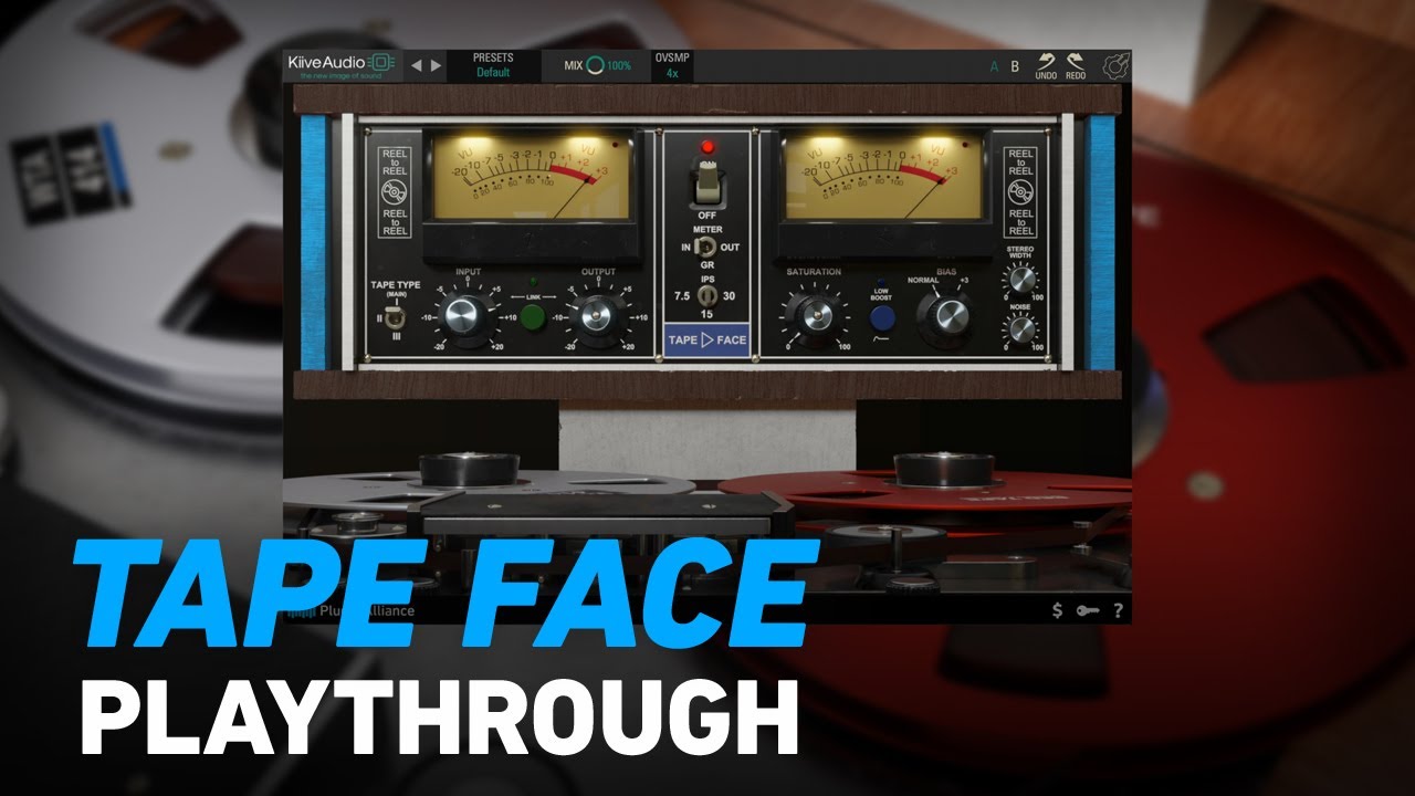 Kiive Audio Tape Face v1.1.0 经典德国磁带机器插件