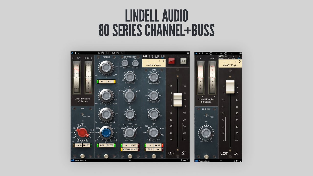 Lindell Audio 80 Series v1.0.4 80系列模拟调音插件